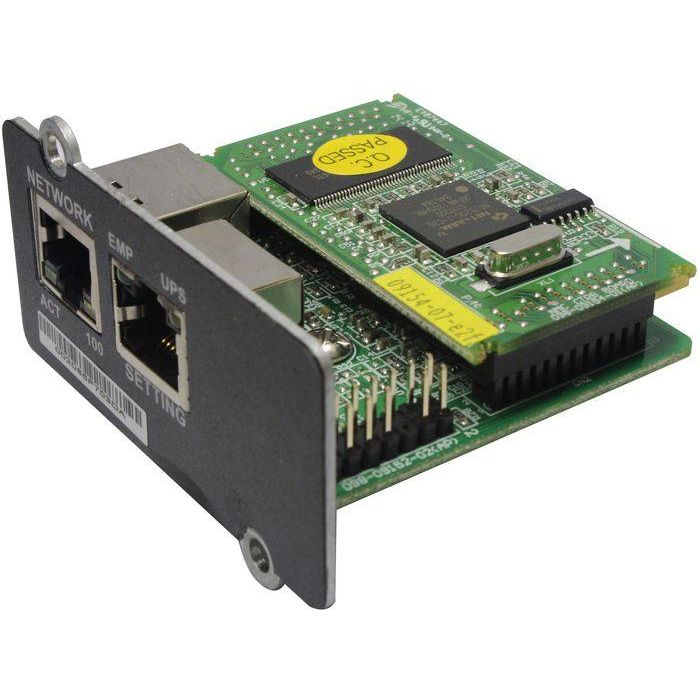 PowerWalker Mini NMC Card SNMP Module, ARM 36 MHz 32 bit, 16 Mbyte SDRAM, 4 Mbyte flash, 10 m/100 m UTP, RJ-45 10/100Base-T PowerWalker Mini NMC Card SNMP Module, ARM 36 MHz 32 bit, 16 Mbyte SDRAM, 4 Mbyte flash, 10 m/100 m UTP, RJ-45 10/100Base-T