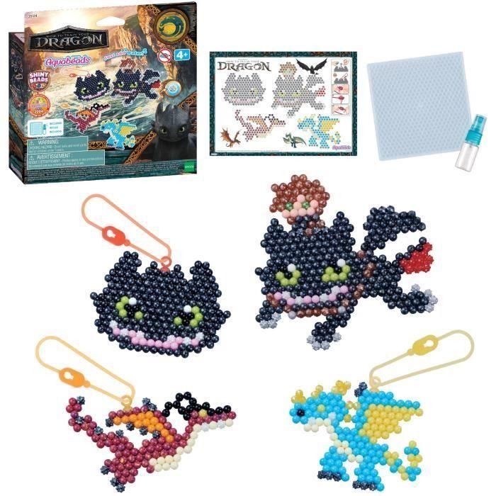 Aquabeads 35124 Kit Llaveros Dragons Cómo Entrenar a tu Dragón con Hipo y Desdentao, +6 años 4 Aquabeads 35124 Kit Llaveros Dragons Cómo Entrenar a tu Dragón con Hipo y Desdentao, +6 años 4