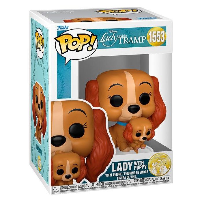 Funko Pop! 83568 Figura Dama con Cachorro de La Dama y el Vagabundo Disney Classic 9 cm 1 Funko Pop! 83568 Figura Dama con Cachorro de La Dama y el Vagabundo Disney Classic 9 cm 1