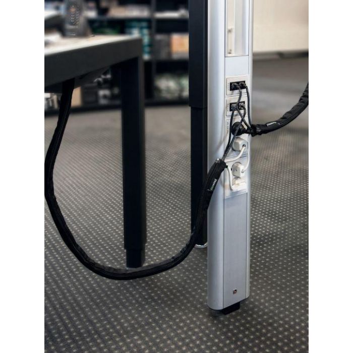 Vivolink Manga de cable premium 450 cm con cremallera doble vía para 10 cables (22mm)