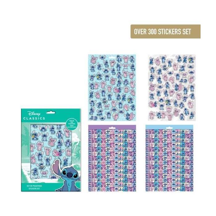 Cerdá Pack Pegatinas Stitch 18x25x0.1 cm - Set de Adhesivos Decorativos Infantiles Azules para Niños y Niñas, Edad 3+ Años 1 Cerdá Pack Pegatinas Stitch 18x25x0.1 cm - Set de Adhesivos Decorativos Infantiles Azules para Niños y Niñas, Edad 3+ Años 1