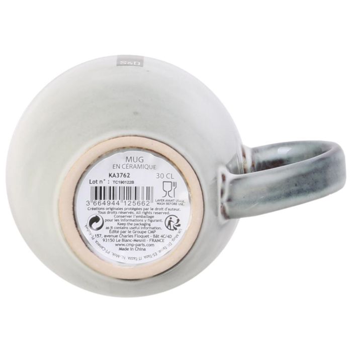 Home Deco Factory Mug Gres Arena 300 Ml Colección Natural 1 Home Deco Factory Mug Gres Arena 300 Ml Colección Natural 1