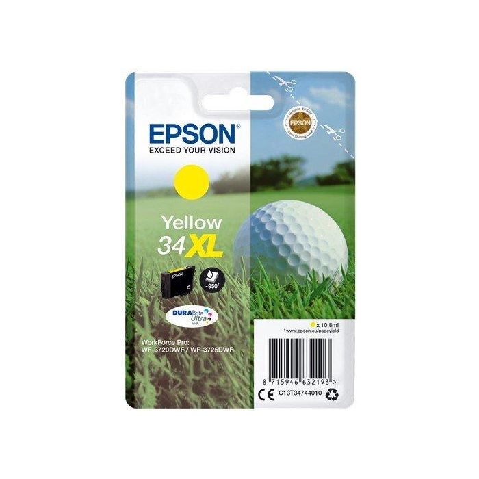 EPSON Singlepack Yellow 34XL DURABrite Ultra Ink