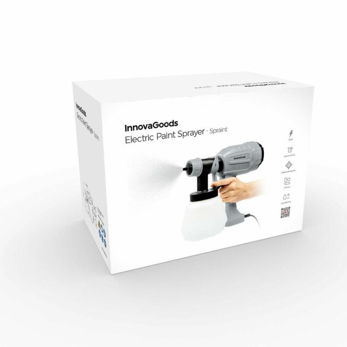 Pistola de Pintura Eléctrica Spraint InnovaGoods 1 L 500 W 1 Pistola de Pintura Eléctrica Spraint InnovaGoods 1 L 500 W 1