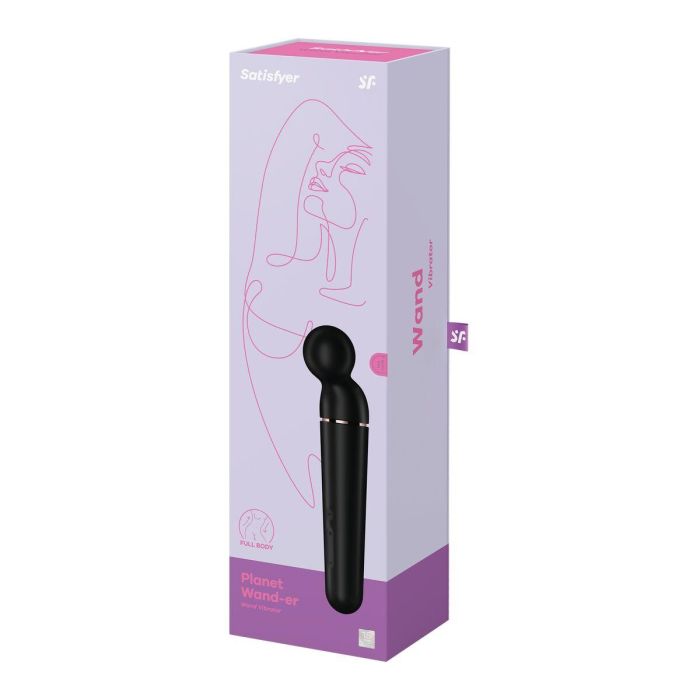 Satisfyer Planet wand-er vibrador black + rosegold 1