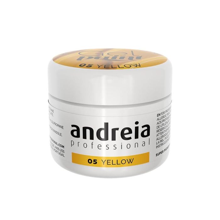 Andreia Gel Paint para uñas Amarillo 05 4 ml