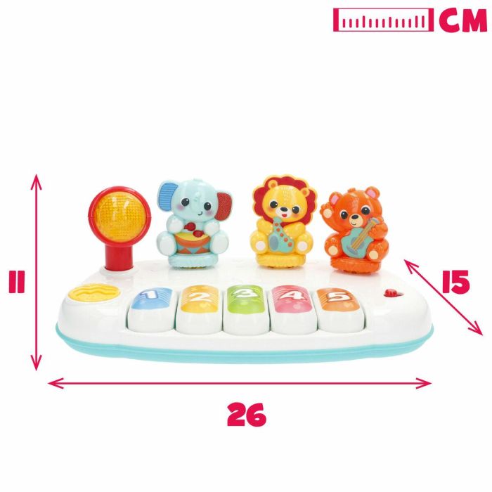 Piano de juguete Winfun 26 x 11 x 15 cm (4 Unidades) 3 Piano de juguete Winfun 26 x 11 x 15 cm (4 Unidades) 3