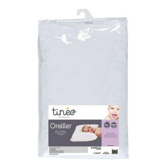 Tineo Almohada para Bebés Primera Suave con Relleno Acolchado 40x60 cm Tejido Poliéster Algodón Relleno 100% Poliéster +9 Meses 0 Tineo Almohada para Bebés Primera Suave con Relleno Acolchado 40x60 cm Tejido Poliéster Algodón Relleno 100% Poliéster +9 Meses 0