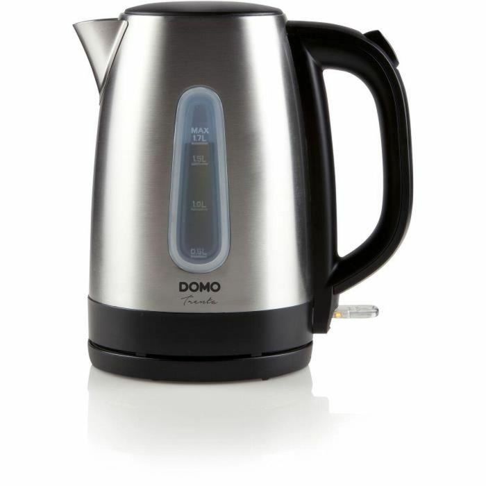 Domo DO496WK Hervidor Eléctrico de Acero Inoxidable 1.7L 2200W con Elemento Calefactor Oculto