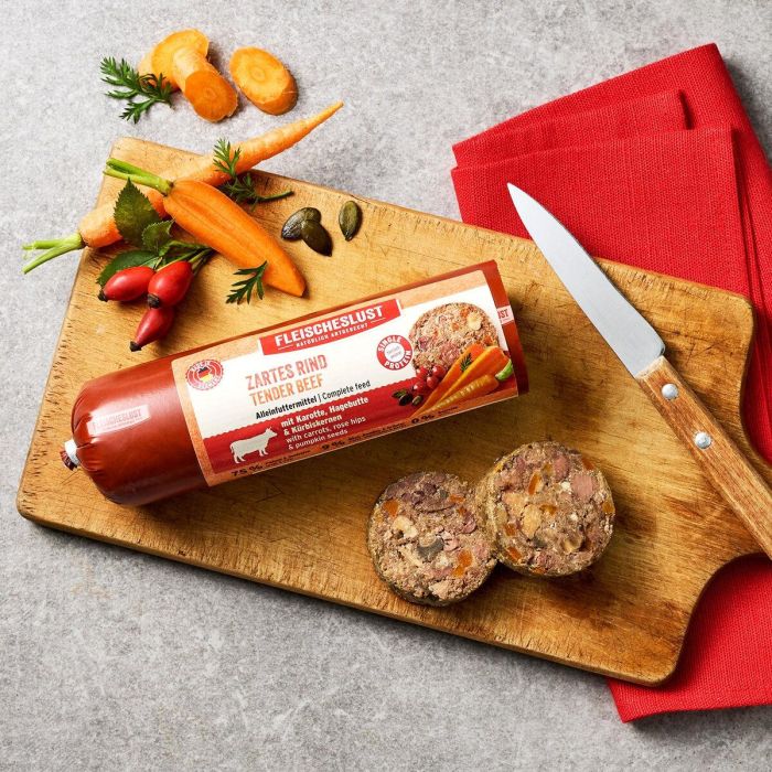 Comida húmeda Fleischeslust 200 gr Ternera 4