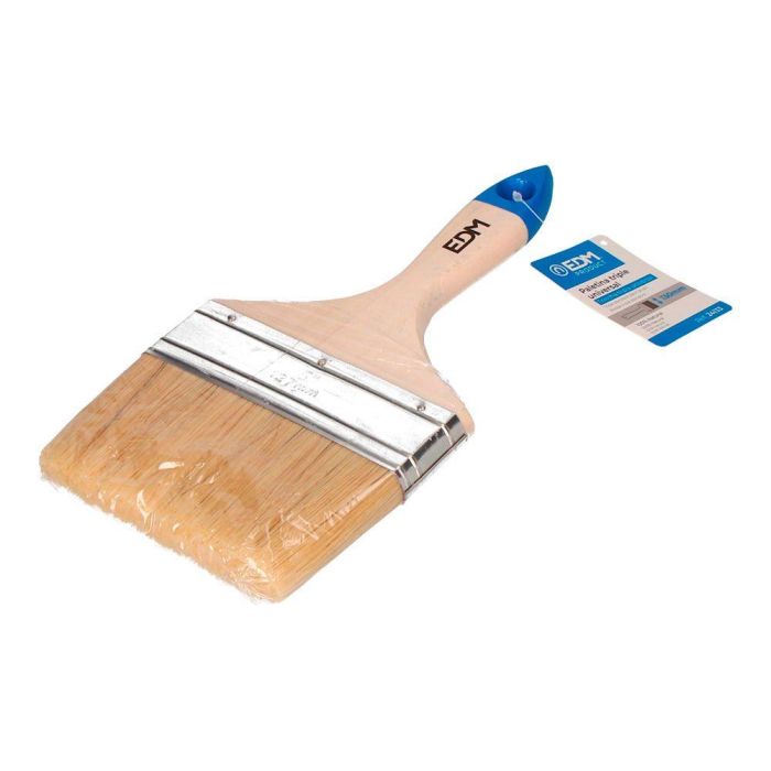 Edm Paletina Triple Universal 130 mm Cerdas Naturales Mango Madera para Todo Tipo de Pinturas y Barnices Edm Paletina Triple Universal 130 mm Cerdas Naturales Mango Madera para Todo Tipo de Pinturas y Barnices
