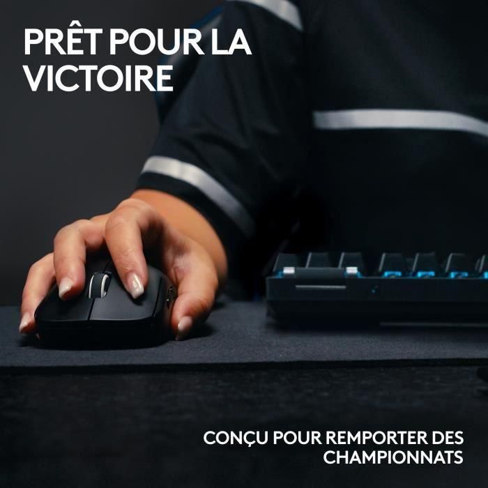 Teclado para juegos - inalámbrico - LOGITECH G - G Pro X TKL Lightspeed - USB - AZERTY - Negro 5 Teclado para juegos - inalámbrico - LOGITECH G - G Pro X TKL Lightspeed - USB - AZERTY - Negro 5
