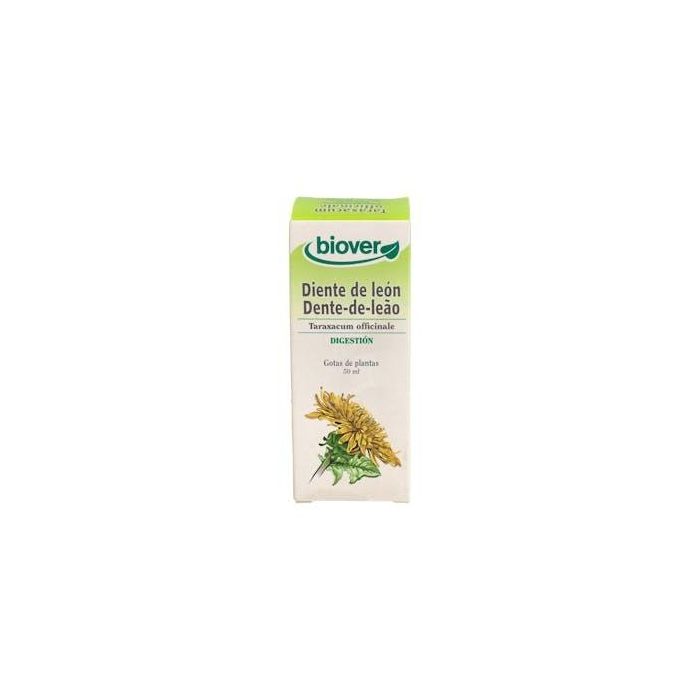BIOVER Diente de León (Taraxacum officinale) extracto hidroalcohólico 50ml para digestión, hígado y piel