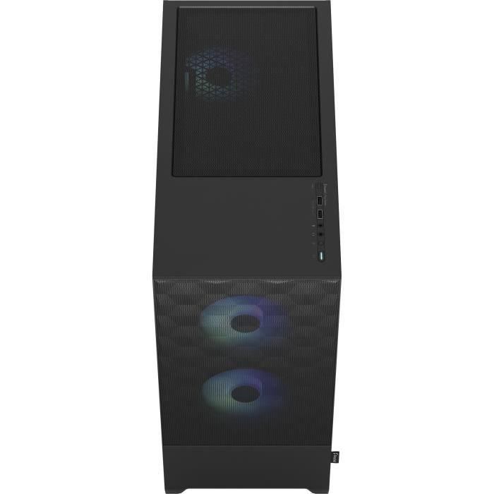 Fractal Design FD-C-POR1A-06 Caja PC Pop Air RGB Black TG Clear Tint ATX, 3 Ventiladores RGB, Controlador RGB, Soporte USB-C, Negro, Filtro Malla 2 Fractal Design FD-C-POR1A-06 Caja PC Pop Air RGB Black TG Clear Tint ATX, 3 Ventiladores RGB, Controlador RGB, Soporte USB-C, Negro, Filtro Malla 2
