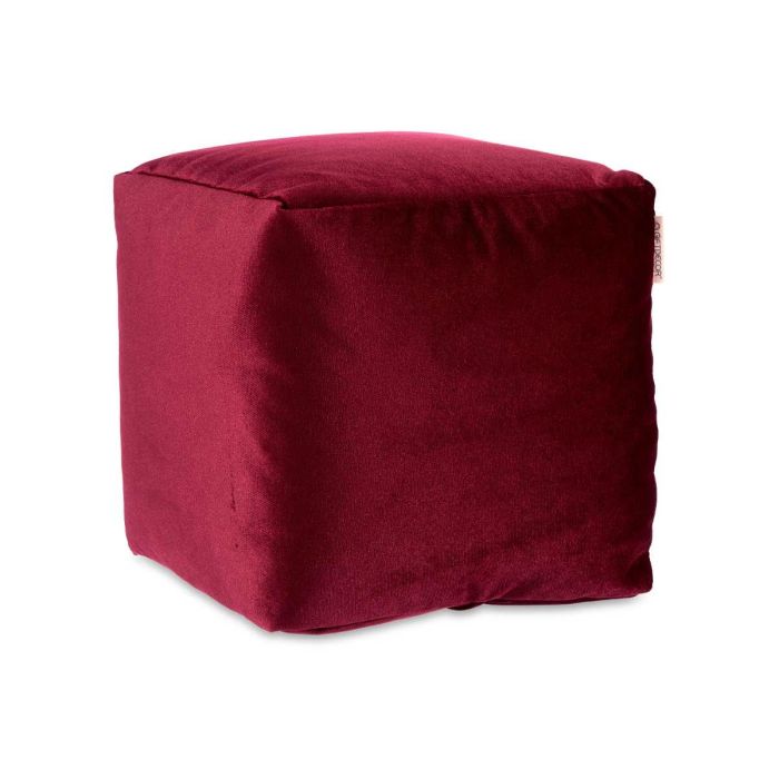 Puff Cuadrado Terciopelo 30X30Cm Granate Giftdecor (4 Unidades) 1 Puff Cuadrado Terciopelo 30X30Cm Granate Giftdecor (4 Unidades) 1