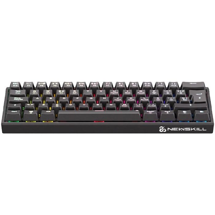 Newskill Pyros V2 - Teclado Gaming Mecánico 60% Español Inalámbrico 2.4GHz/Bluetooth/USB, Interruptores Hot-Swap, RGB, Negro 3
