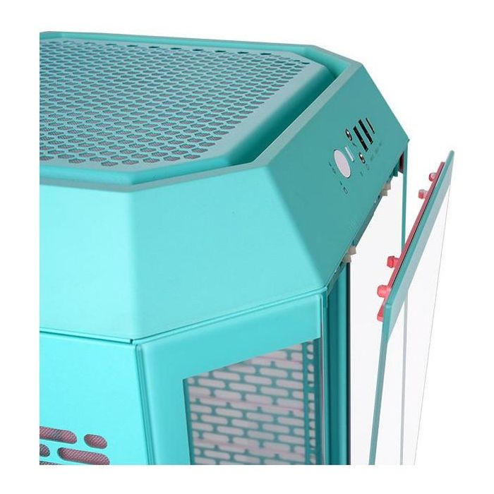 Thermaltake The Tower 250 Mini Tower PC Mini-ITX Mentha con Rojo. Ventilador frontal 2x 120mm. 2 puertos USB 3.2 Gen 1. 4