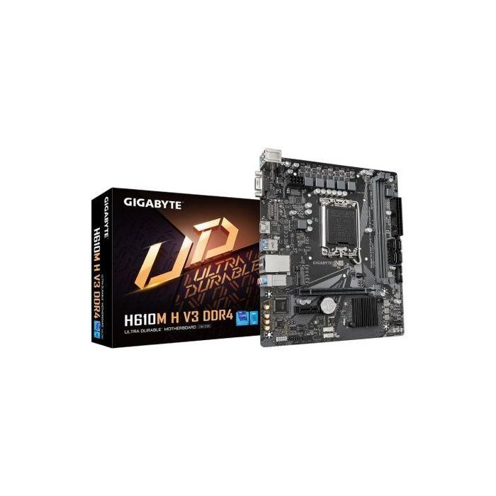GIGABYTE 9MH61NH3-00-G10 Placa Base Intel H610 Socket 1700 DDR4 Micro ATX M-ATX para PC