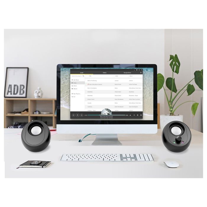 CONCEPTRONIC ALTAVOCES 2.0 BJORN01B 10W COLOR NEGRO JACK 3.5" Y BLUETOOTH ALIMENTACION USB 3 CONCEPTRONIC ALTAVOCES 2.0 BJORN01B 10W COLOR NEGRO JACK 3.5" Y BLUETOOTH ALIMENTACION USB 3