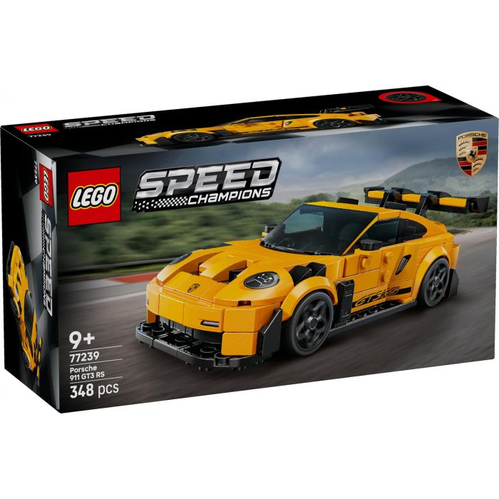 LEGO 77239 Speed Champions Porsche 911 GT3 RS Superdeportivo Juego Construcción Plástico 348 piezas Niños 9+ años 10