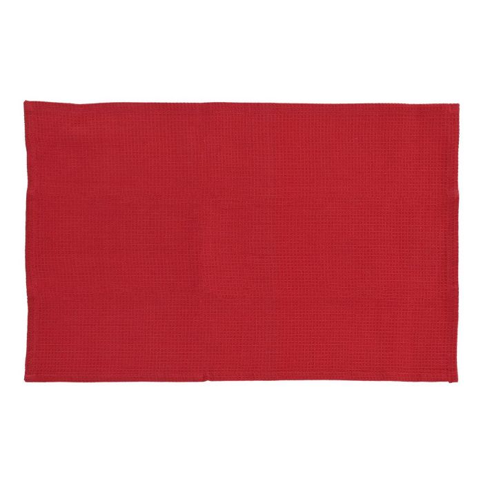 DKD Home Decor Juego de 3 Paños de Navidad Modernos Decorativos de Algodón 170gsm Rojo, Verde y Beige - 60x40 cm 3