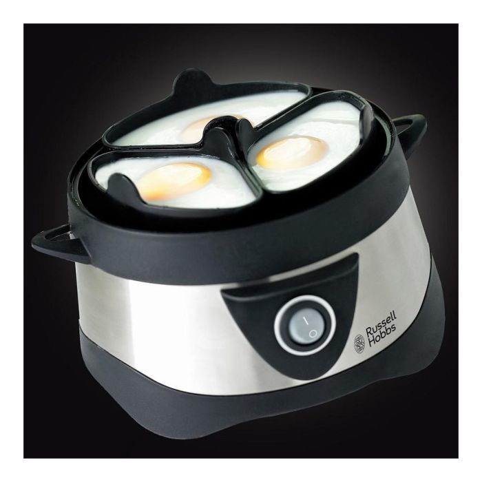 Russell Hobbs 14048-56 Cocedor para 7 Huevos Cook@Home Acero Inoxidable y Negro