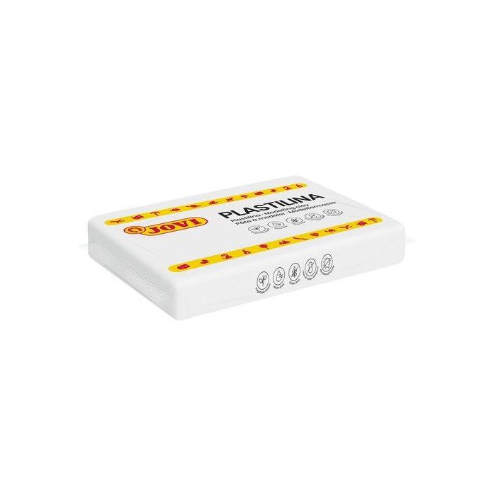 Jovi Plastilina Pastilla 350 gr Unicolor Blanco Caja 15 Ud