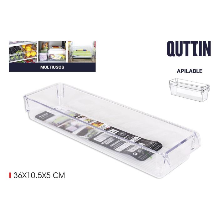 Organizador Multi.Ps 36x10.5x5 cm Quttin (12 Unidades) Organizador Multi.Ps 36x10.5x5 cm Quttin (12 Unidades)