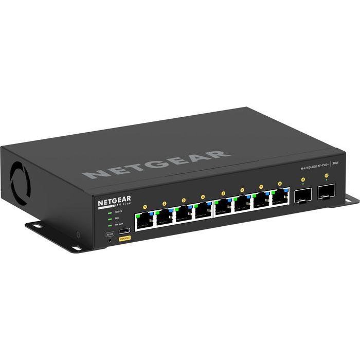 NETGEAR GSM4210PX-100EUS Switch Gigabit Ethernet Gestionado PoE+ 220W 8 Puertos 1
