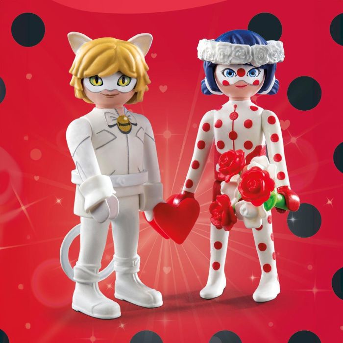 Playmobil 71865 Miraculous: Ladybug y Cat Noir Sueño Boda - Set de Figuras con Ramo, Anillos y Accesorios, Edad +4 años 2 Playmobil 71865 Miraculous: Ladybug y Cat Noir Sueño Boda - Set de Figuras con Ramo, Anillos y Accesorios, Edad +4 años 2