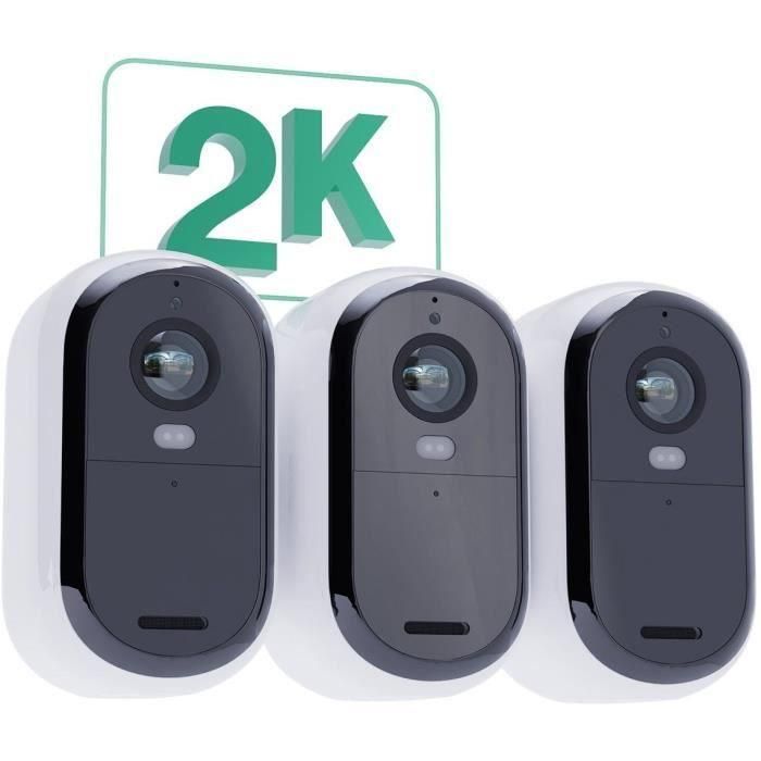 Cámara de seguridad conectada ARLO Essential2 - Pack de 3 - Resolución 2K - Visión nocturna a color 1 Cámara de seguridad conectada ARLO Essential2 - Pack de 3 - Resolución 2K - Visión nocturna a color 1