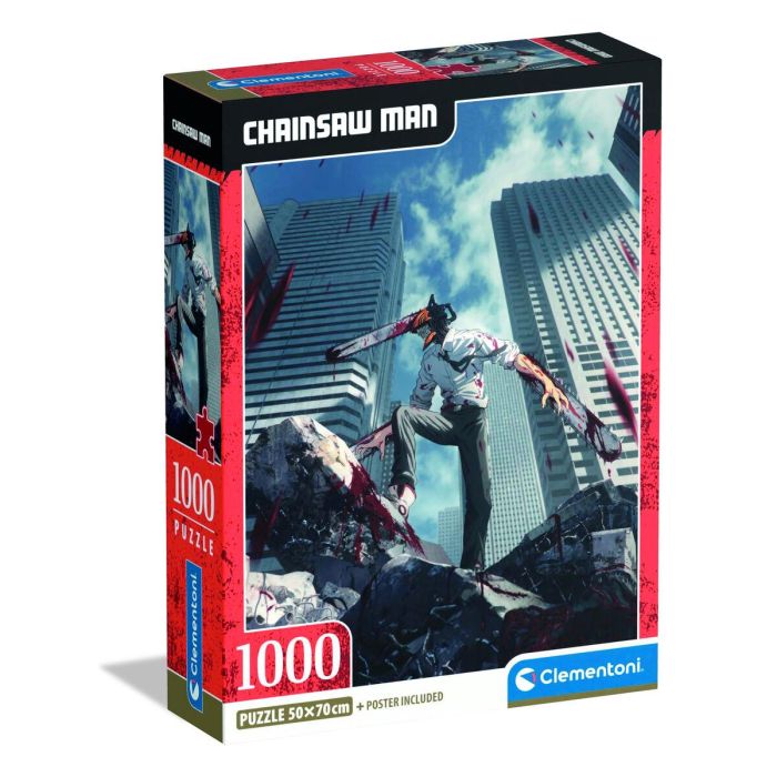 CLEMENTONI - Compacto 1000 piezas - El hombre de la motosierra