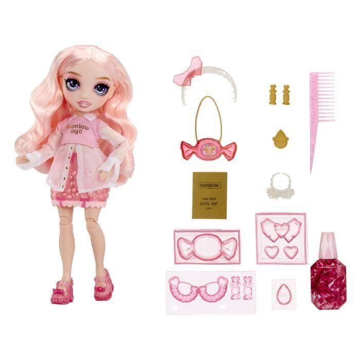 Muñeca rainbow high crystal fashion doll- bella 30 cm .con 5 accesorios y un anillo para ti 4 Muñeca rainbow high crystal fashion doll- bella 30 cm .con 5 accesorios y un anillo para ti 4
