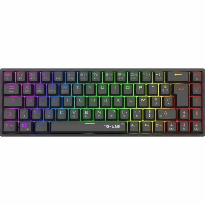 The G-Lab THE3760162052169 KEYZ TITAN Teclado Gaming Mecánico Interruptor Rojo Triple Modo Inalámbrico RGB The G-Lab THE3760162052169 KEYZ TITAN Teclado Gaming Mecánico Interruptor Rojo Triple Modo Inalámbrico RGB