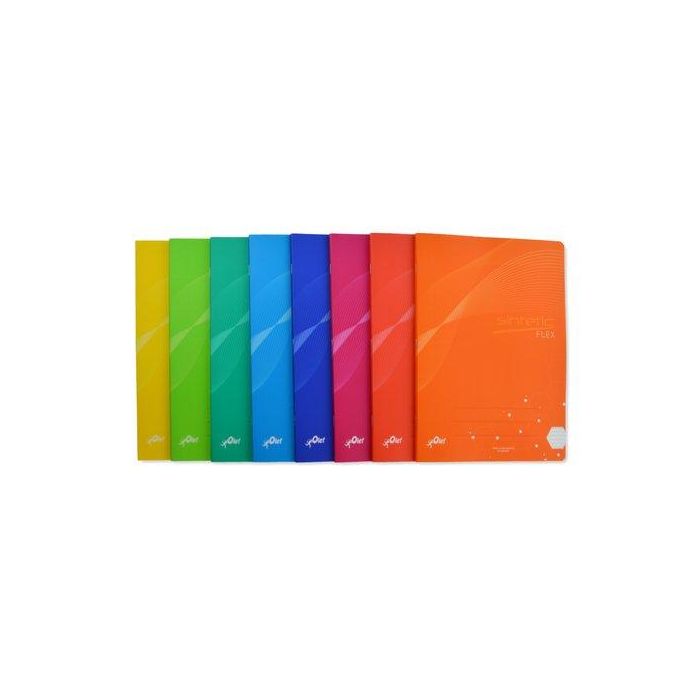 Libreta Olef Tapa Pp A5+ 48H Horizontal 90G C/Margen Col.Sur.(8) (Set de 6)