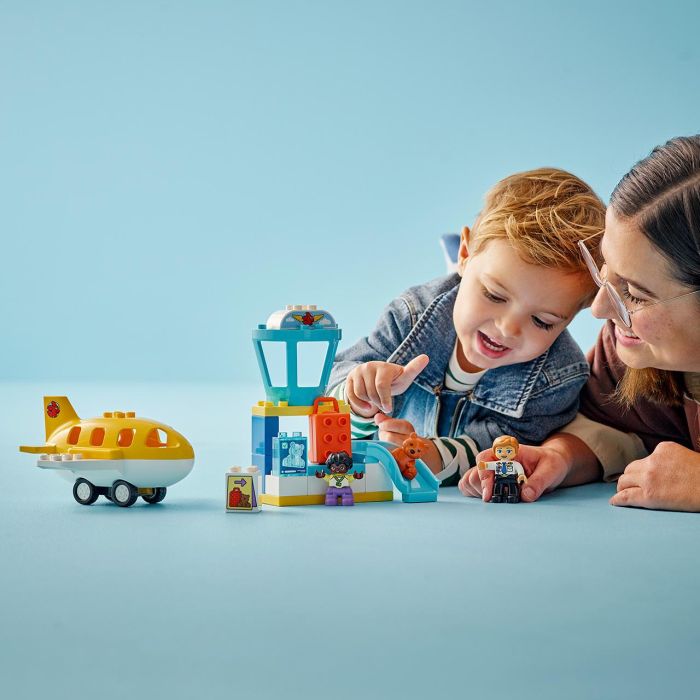 Lego Duplo Town Set de Construcción 'Primera Vez en el Aeropuerto', Juguete Educativo de Bloques para Niños y Niñas de 2+ Años 4