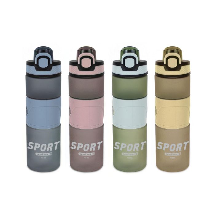 Bewinner Botella Sport Agua 700 ml - Ideal para Deporte (12 Unidades) 6 Bewinner Botella Sport Agua 700 ml - Ideal para Deporte (12 Unidades) 6