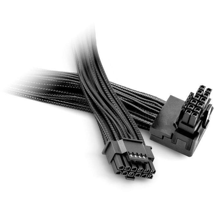 Be Quiet! BC073 Cable de Alimentación 12VHPWR a 12VHPWR, 0.7m, Conector Angular 90°, Negro 3