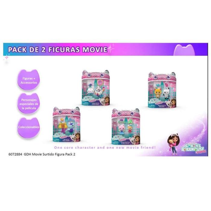 Figura la cada de muñecas de gabby la pelicula pack 2 unidades. - modelos surtidos 6 Figura la cada de muñecas de gabby la pelicula pack 2 unidades. - modelos surtidos 6