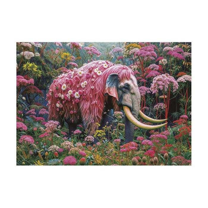 Educa Puzzle 1000 piezas Elefante Floral para adultos y niños a partir de 10 años 1