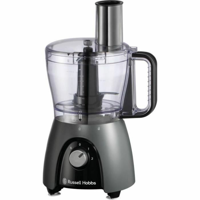 Procesador de alimentos - RUSSEL HOBBS - Desire Matte Charcoal - 600 W - 2 velocidades + pulso - Negro 2