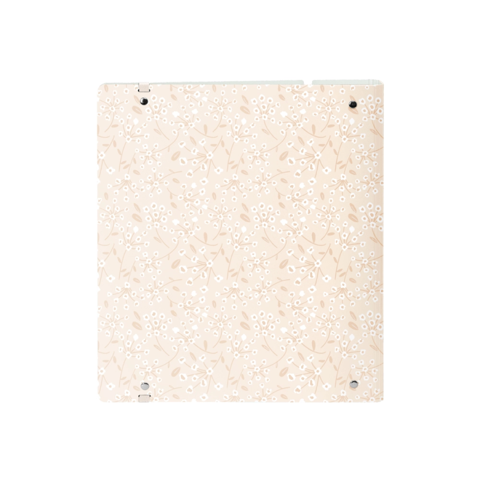 Safta Carpeblock PP Foam 4 Anillas 35mm con Recambio "Light Pink Flowers" 27x32x4 cm 1