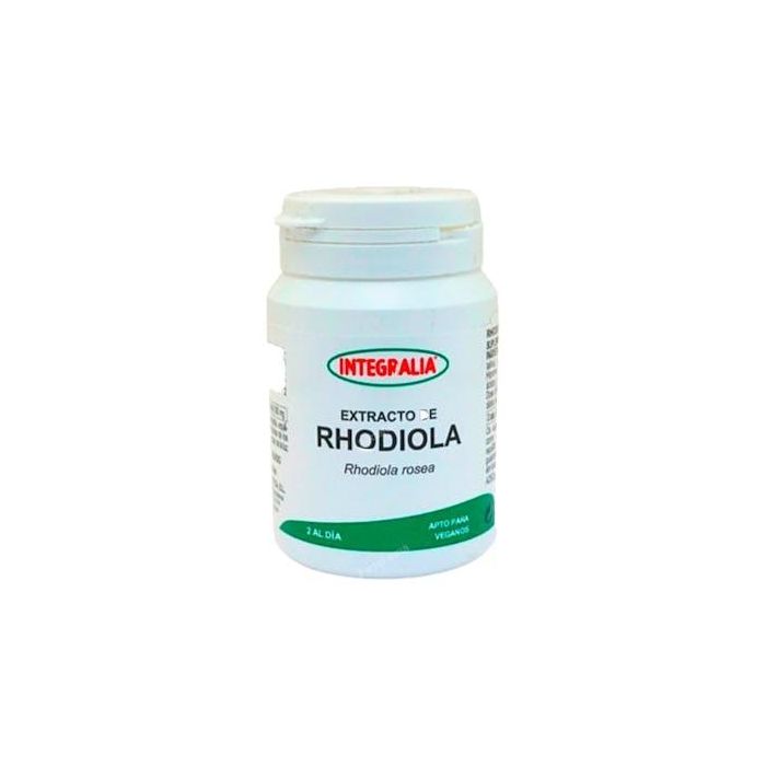 INTEGRALIA Rhodiola Extracto 60 Cápsulas, Complemento Alimenticio Adaptógeno