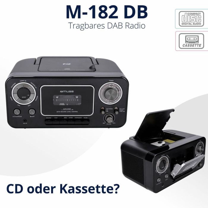Radio Cassette Muse M-182 RDC