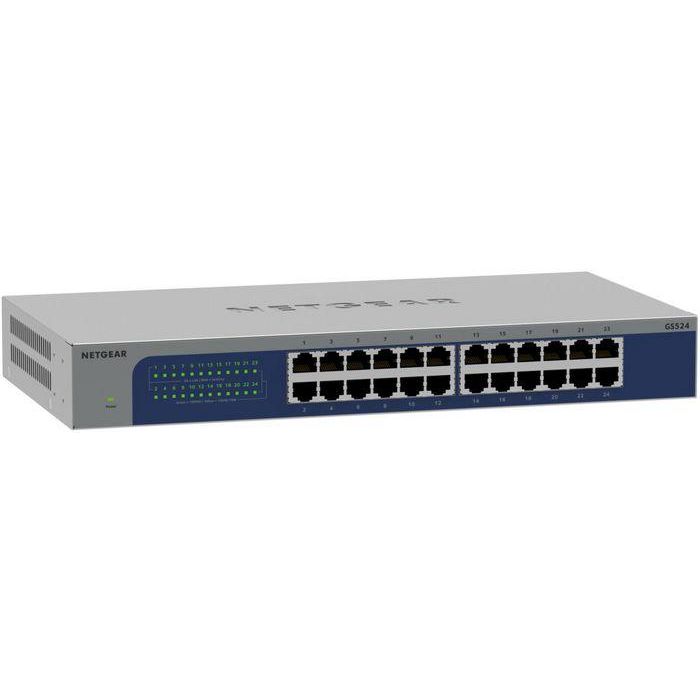 Netgear Switch Gigabit de 24 Puertos 100/1000 Mbps - Conectividad de Escritorio de Alto Rendimiento 1