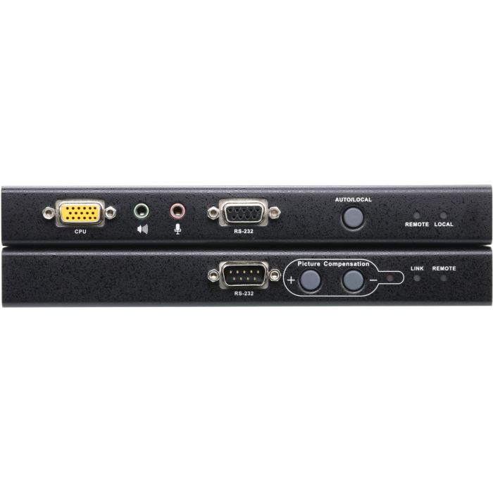 ATEN CE750A Extensor KVM USB VGA con Audio y RS-232, Transmisor y Receptor Alámbrico hasta 200m, Resolución 1920x1200 1