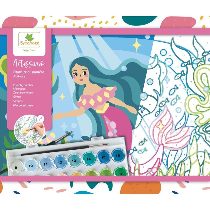 Pintar por números - Sicómoro - Artissimo - Sirenas - A partir de 7 años 3