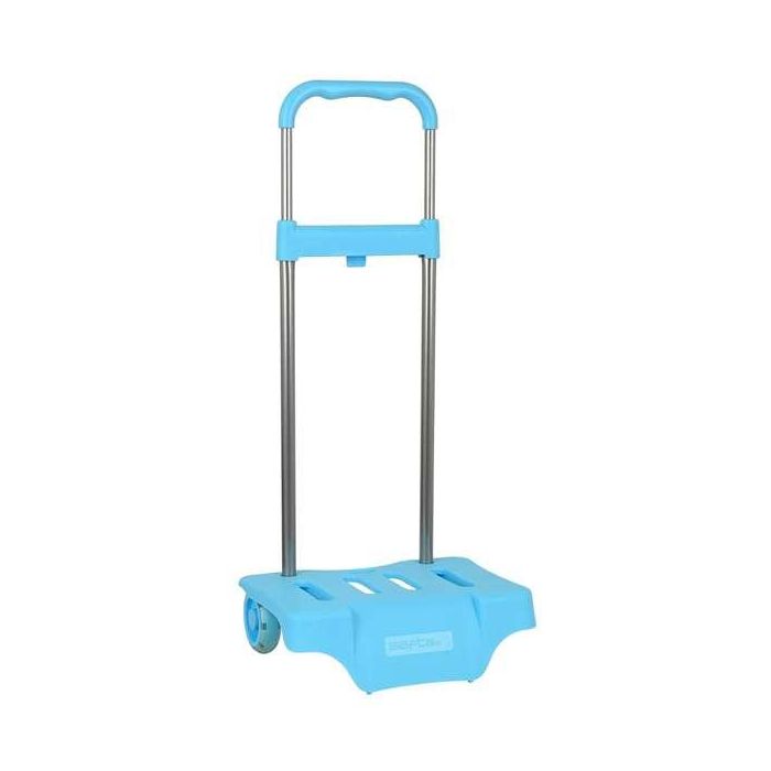 Safta Carro Portamochilas P.298C Trolley Celeste para Escolar con Ruedas Antivibración, Universal hasta 32x16x44 cm, 30x23x55/85 cm 0 Safta Carro Portamochilas P.298C Trolley Celeste para Escolar con Ruedas Antivibración, Universal hasta 32x16x44 cm, 30x23x55/85 cm 0