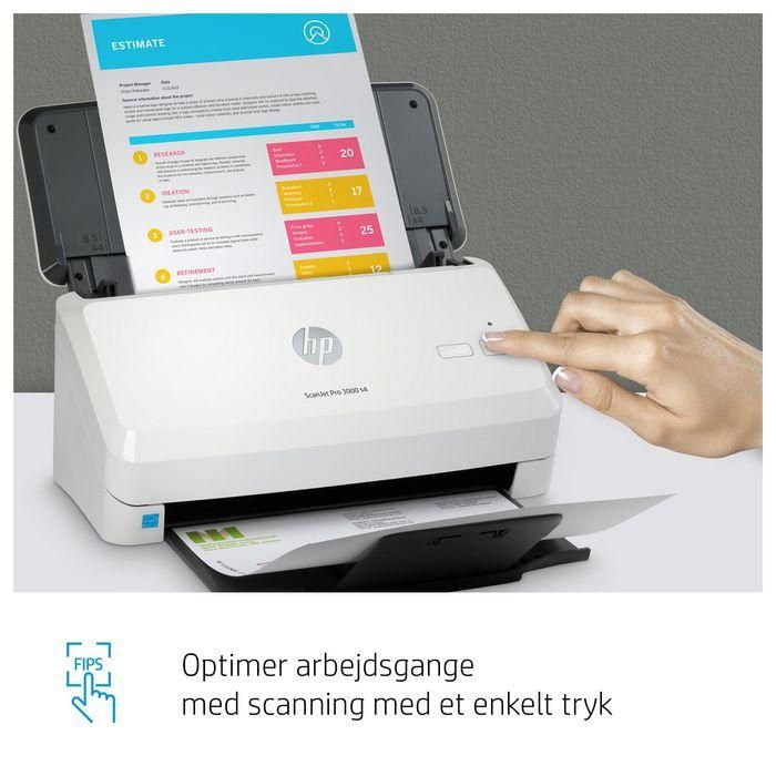 HP Escáner HP ScanJet Pro 3000 s4 Alimentador de Hojas 40 ppm/80 ipm 11