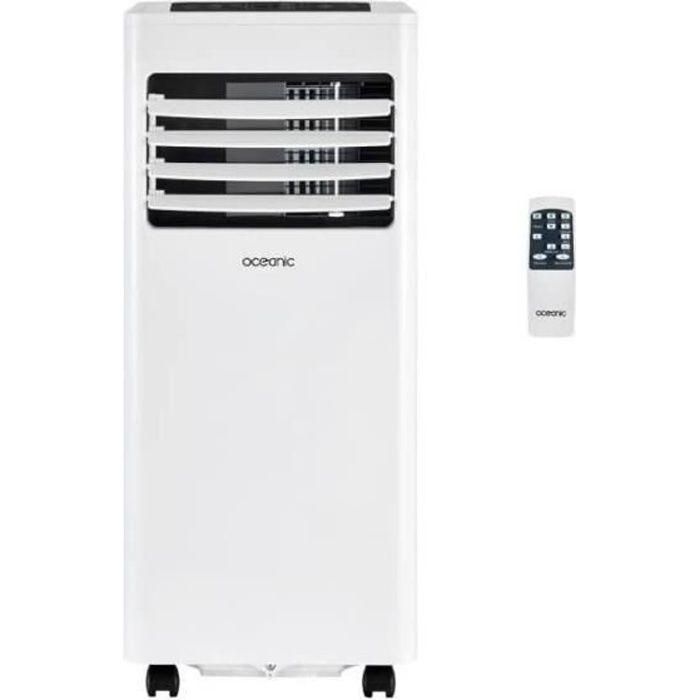 Oceanic Mobile Air Acondicionador - 7000 BTU - 2050W - Deshumidifier - Programable - Energía Clase A - Monobloc